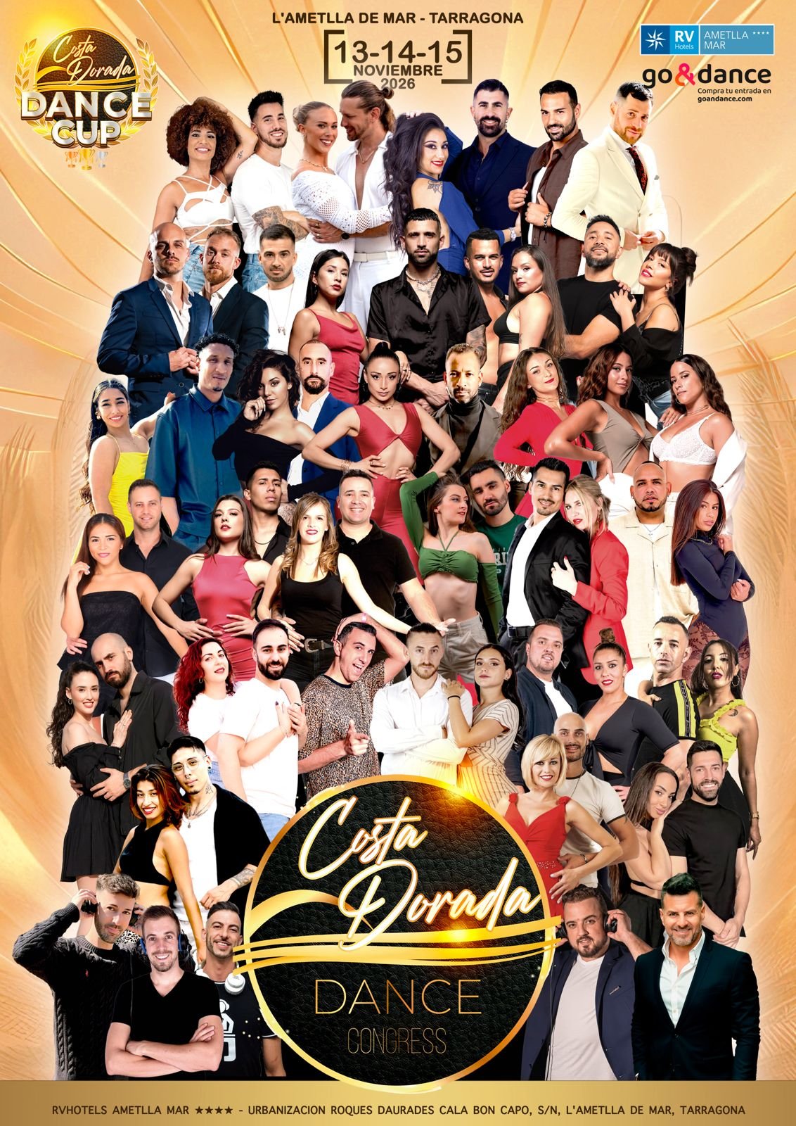 Costa Dorada Dance Congress 2026 Flyer