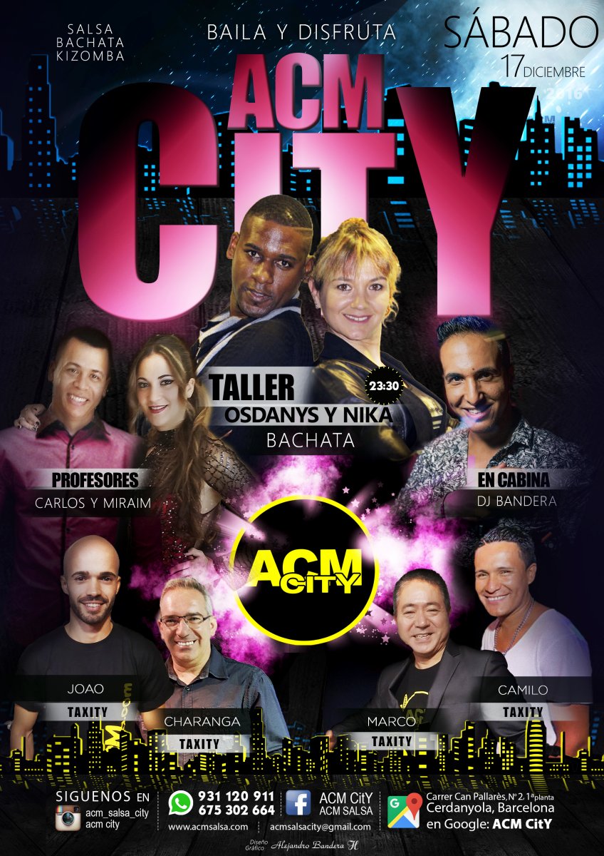 Sábado 17: BACHATA en ACM CitY