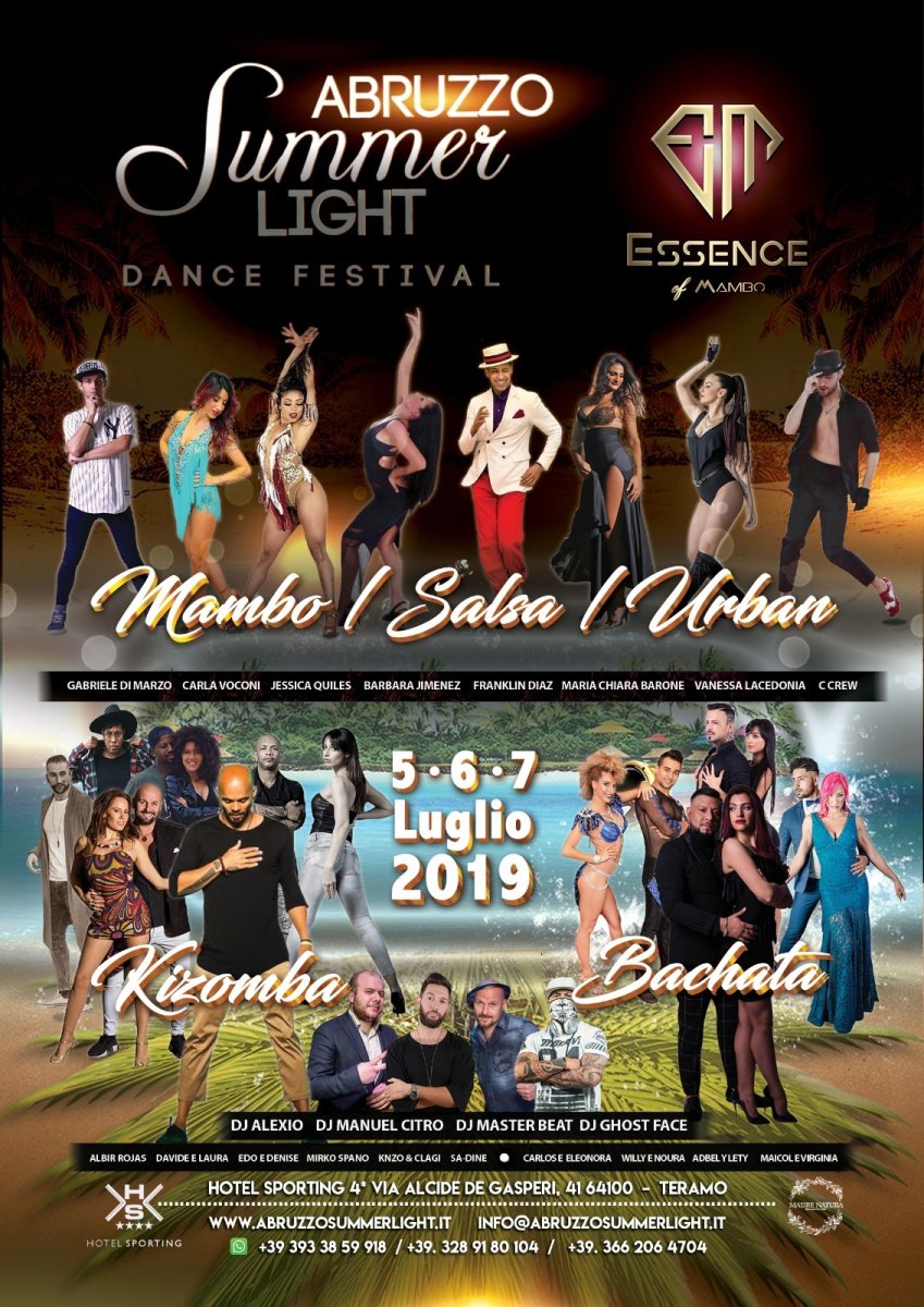 Abruzzo Summer Light 2019 & Essence Of Mambo (5ª Edition) 