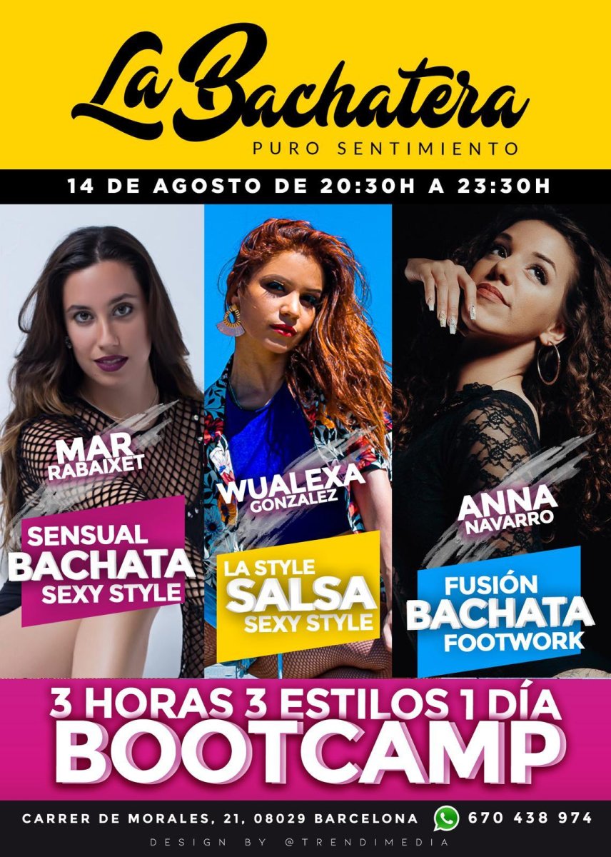BOOTCAMP Girls Style in Barcelona - 14 August 2019