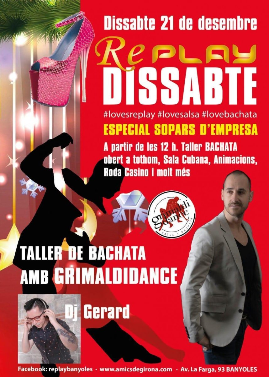 Salsa and Bachata Night in Banyoles - Saturday 21 December 2019