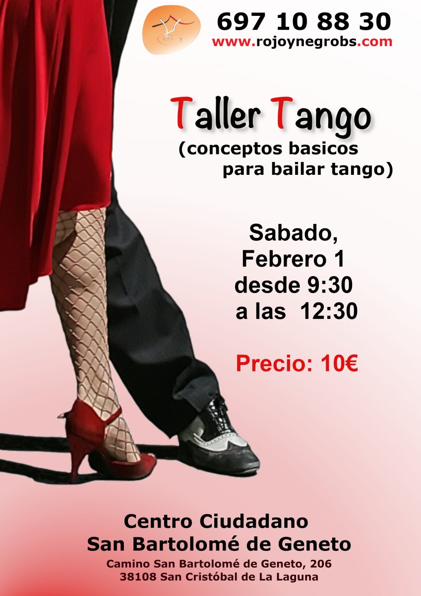 TANGO Initiation Workshop in San Critobal de La Laguna - Saturday 1 February 2020