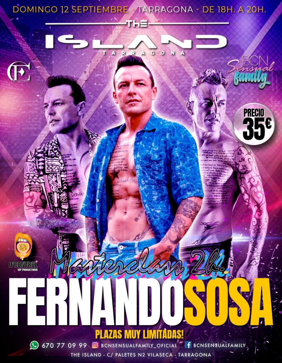 Fernando Sosa Intensive at The Island Tarragona - Sunday 12 September 2021