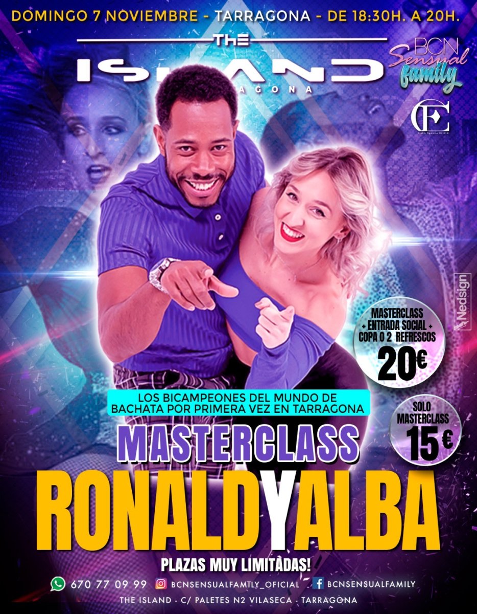 Ronald & Alba Master Class at The Island Tarragona