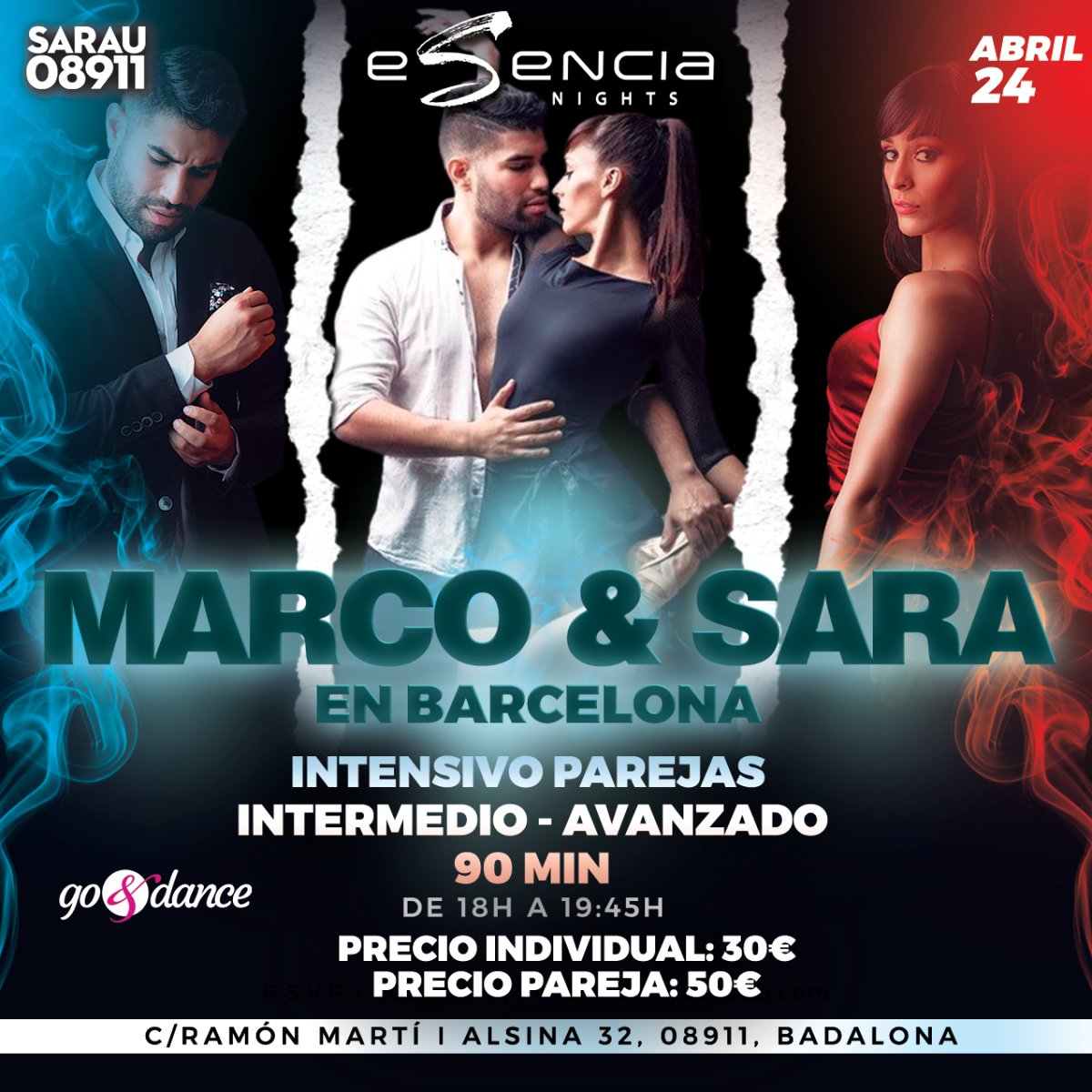 Marco and Sara Couples Intensive - Sunday 24 April 2022