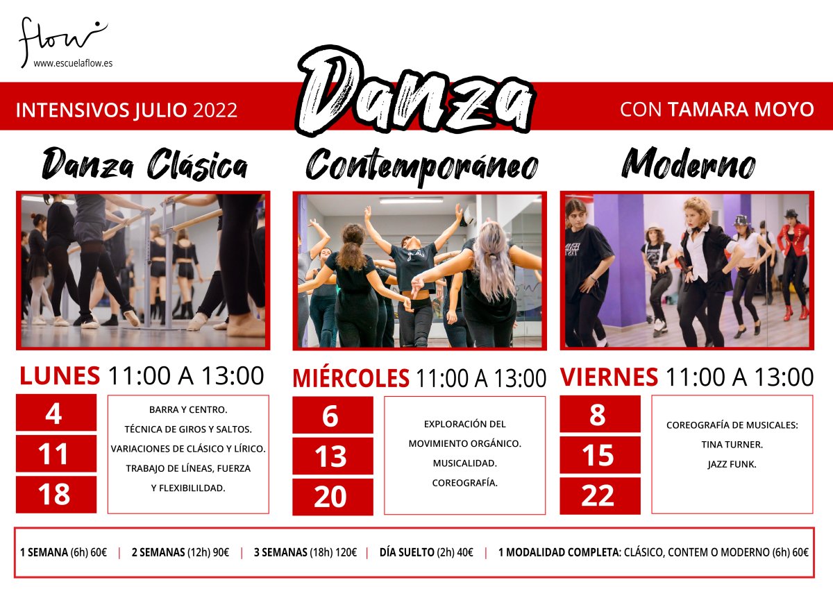 Intensive dance course