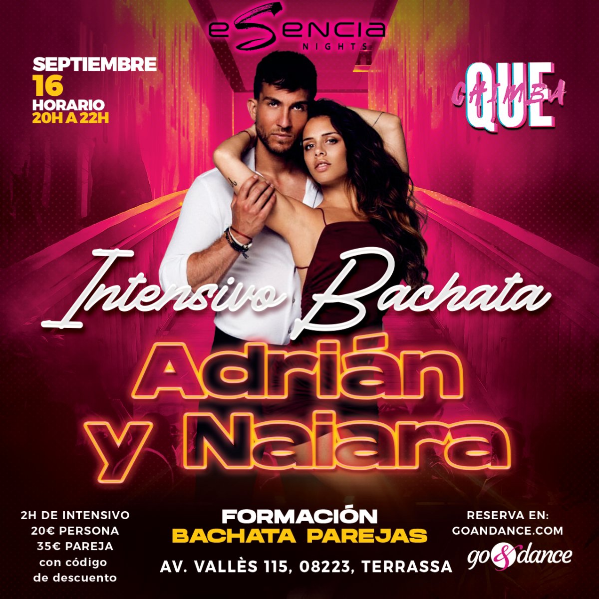 Adrián y Naiara - Intensivo parejas Bachata 