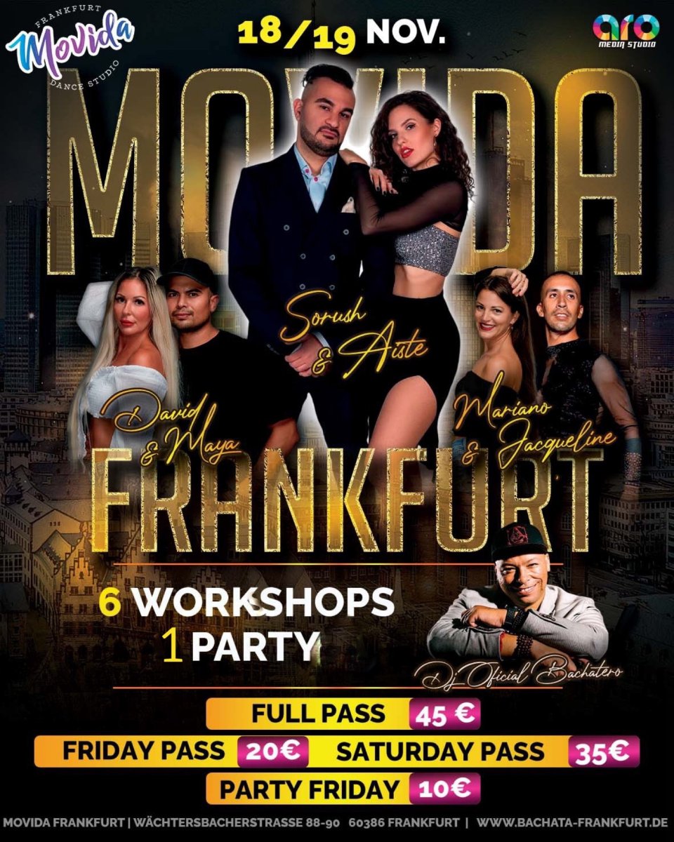 MOVIDA Frankfurt Bachata Weekend Sorush & Aiste
