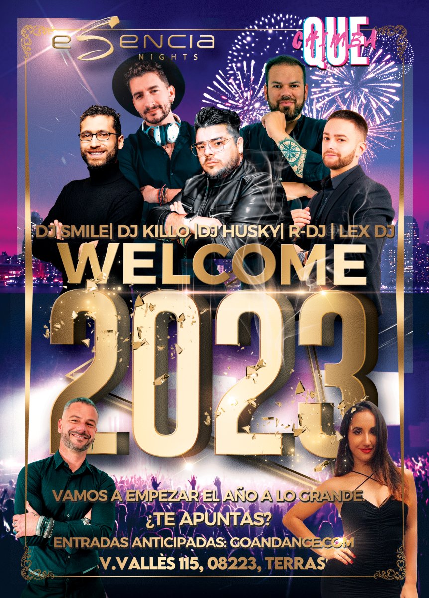 Welcome 2023 - Esencia & Que Chimba party