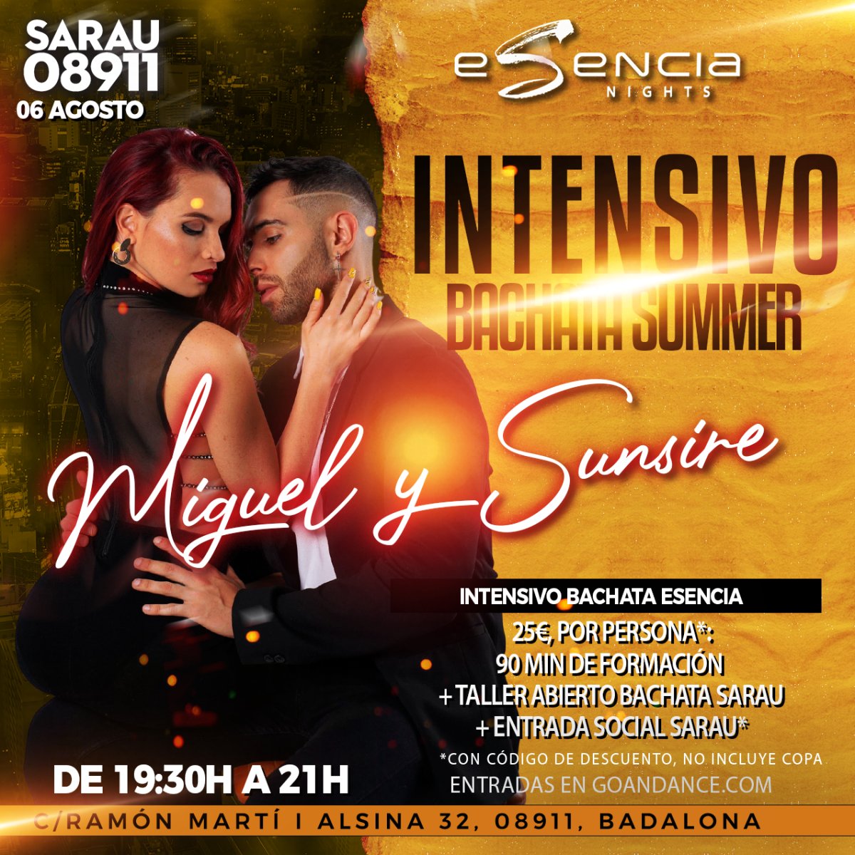 Intensivo Bachata MIGUEL Y SUNSIRE