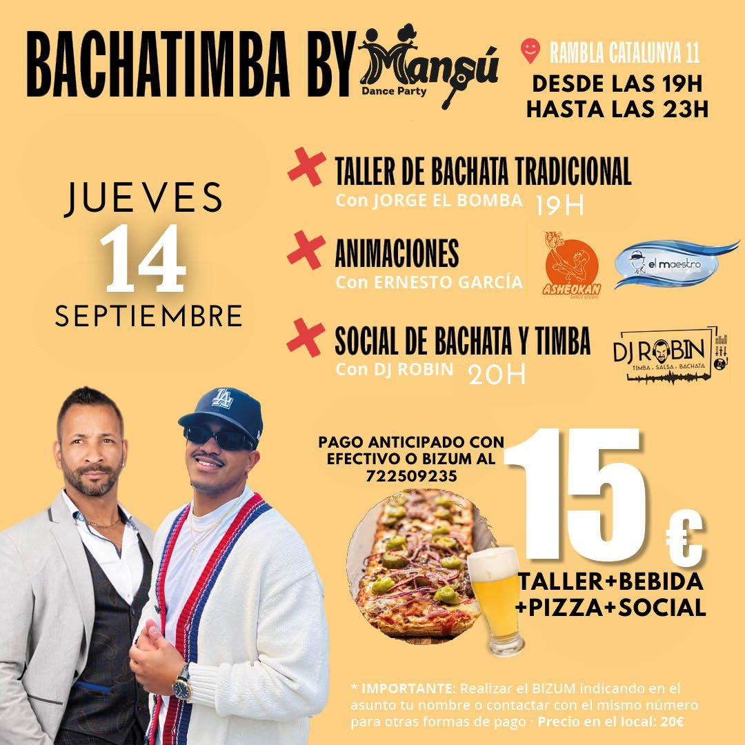 Bachatimba, workshop + latin party + Ford + drinks