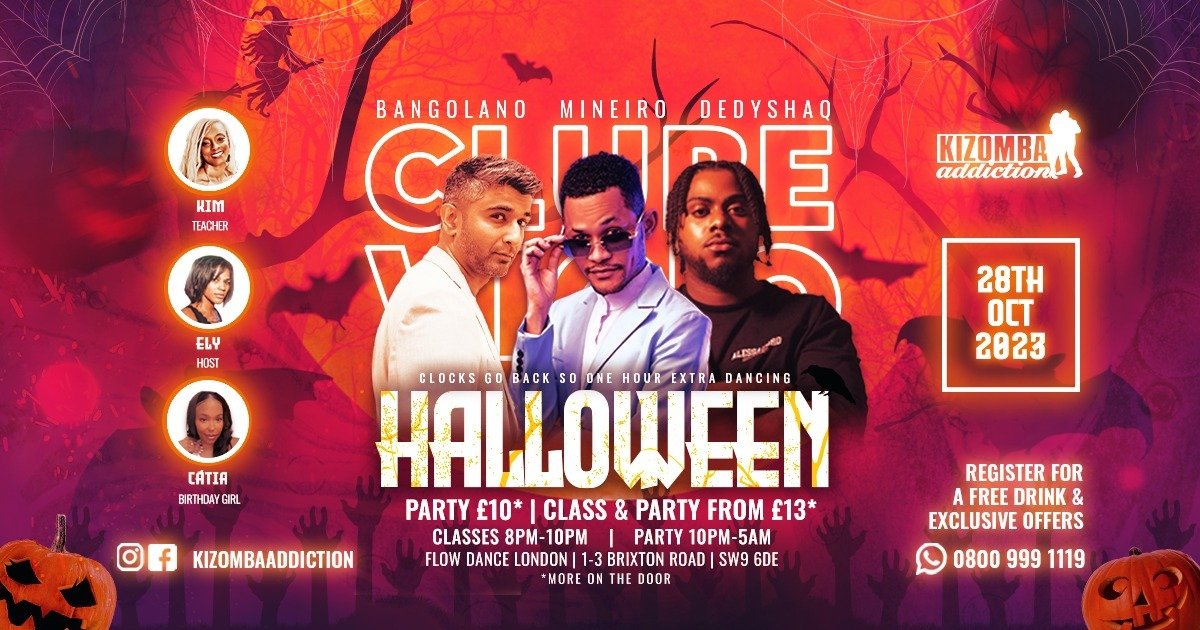 ?? London's Spookiest Saturday Kizomba Party: Clube Vicio - Halloween Edition