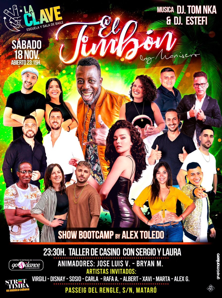 EL TIMBÓN - Saturday November 18 at La Clave