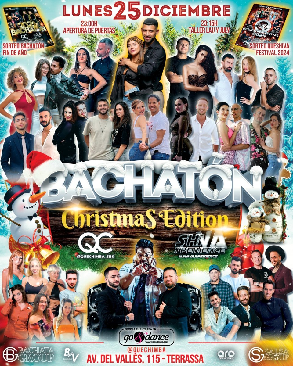 ?? BACHATÓN CHRISTMAS EDITION ?? LUNES 25 DICIEMBRE ??