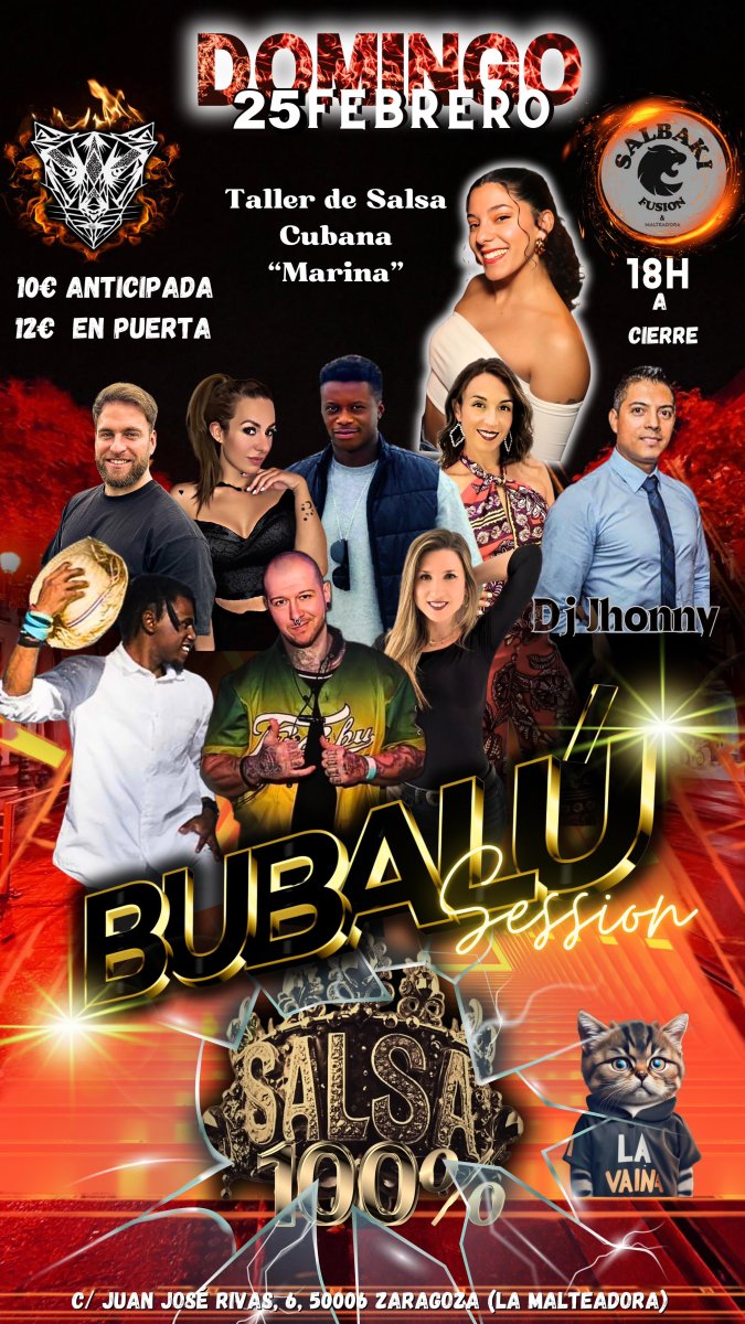 Bubalú SESSION Salsera 100%
