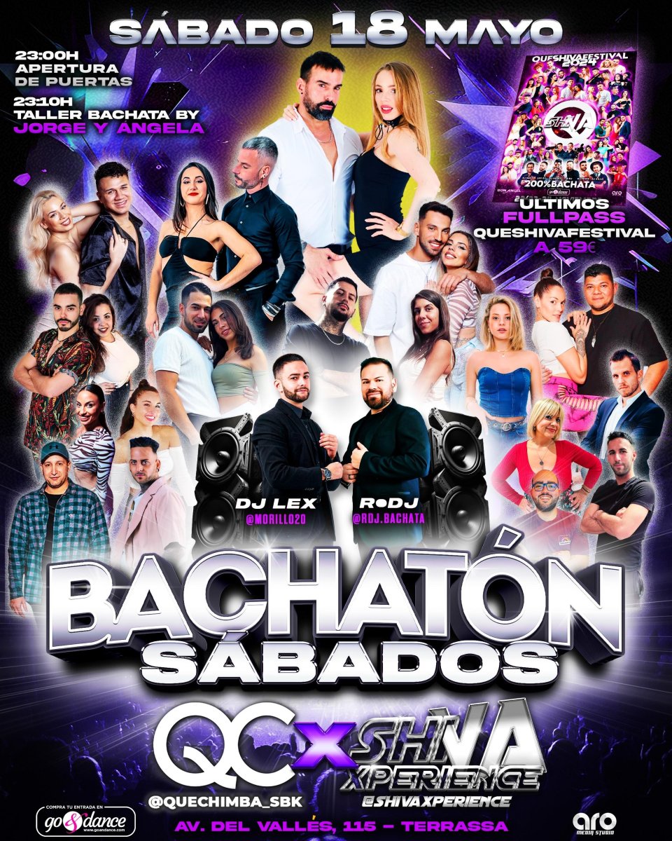 ?? BACHATÓN SÁBADO 18 DE MAYO ?? QUECHIMBA ❌ SHIVA ??
