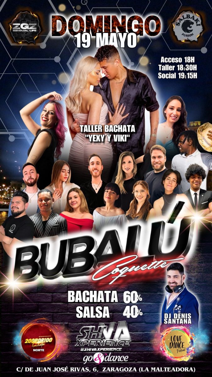 TALLER DE BACHATA YEXI Y VIKI