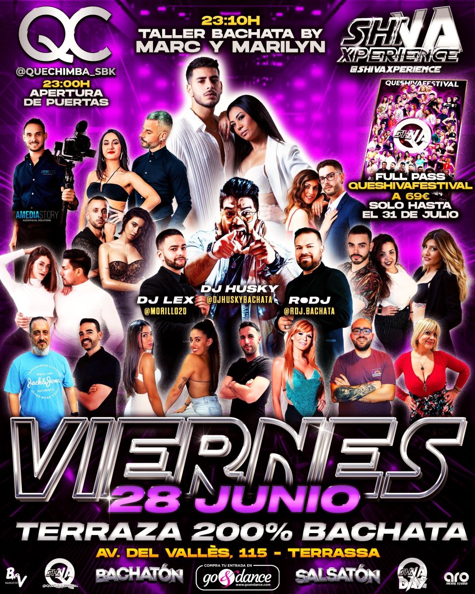 ?? VIERNES 28 DE JUNIO ?? TERRAZA 200% BACHATA ??