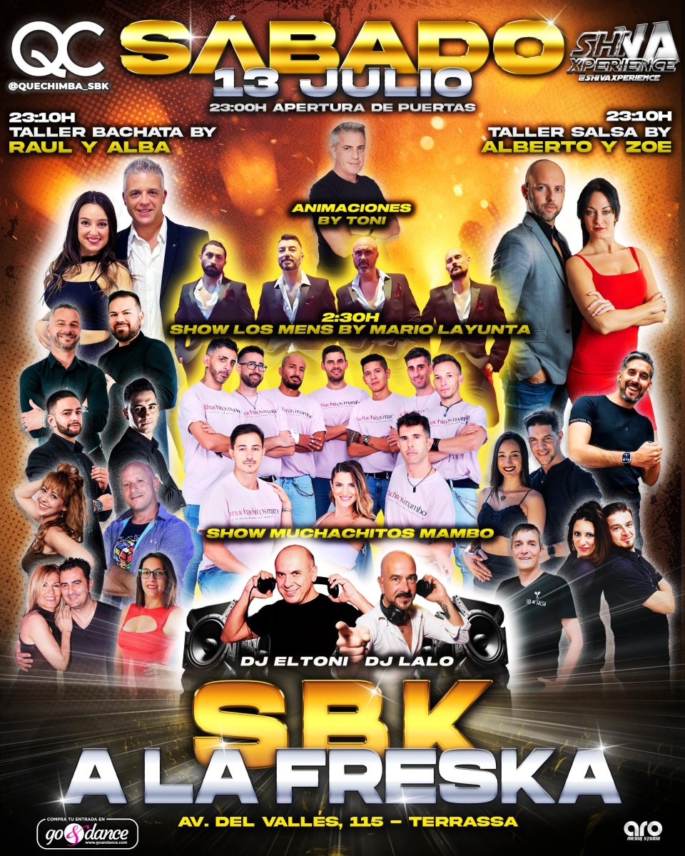 ???? SÁBADO 13 DE JULIO ???? SBK A LA FRESKA ????