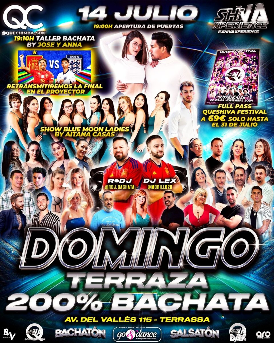 ⚽️???? RETRANSMITIREMOS LA FINAL ⚽️???? DOMINGO 14 DE JULIO ⚽️???? TERRAZA 200% BACHATA 