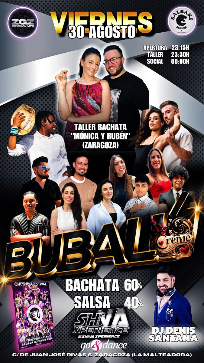 TALLER DE BACHATA MÓNICA Y RUBEN