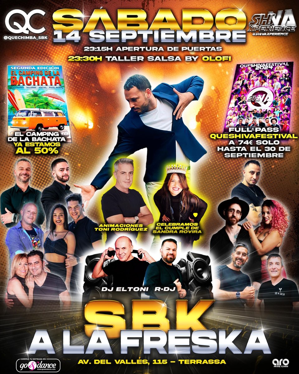 ???? SÁBADO 14 DE SEPTIEMBRE SBK A LA FRESKA ???? QC x SHIVA ????