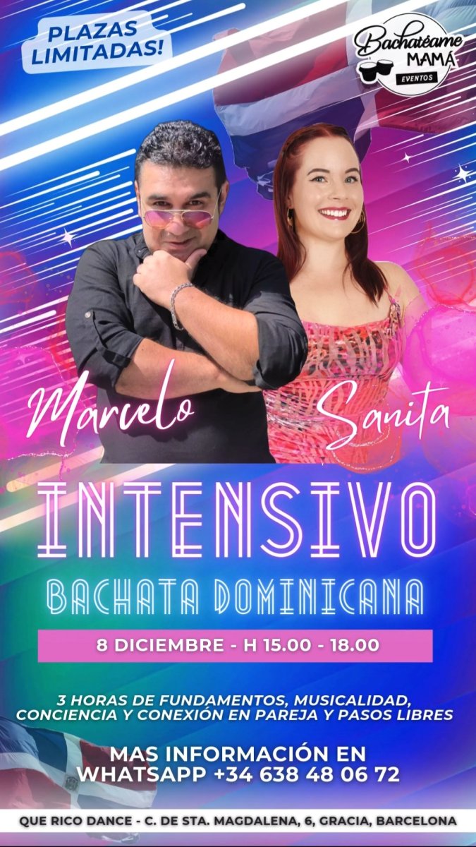 Dominican Bachata Bootcamp - by Bachatéame Mamá Eventos 