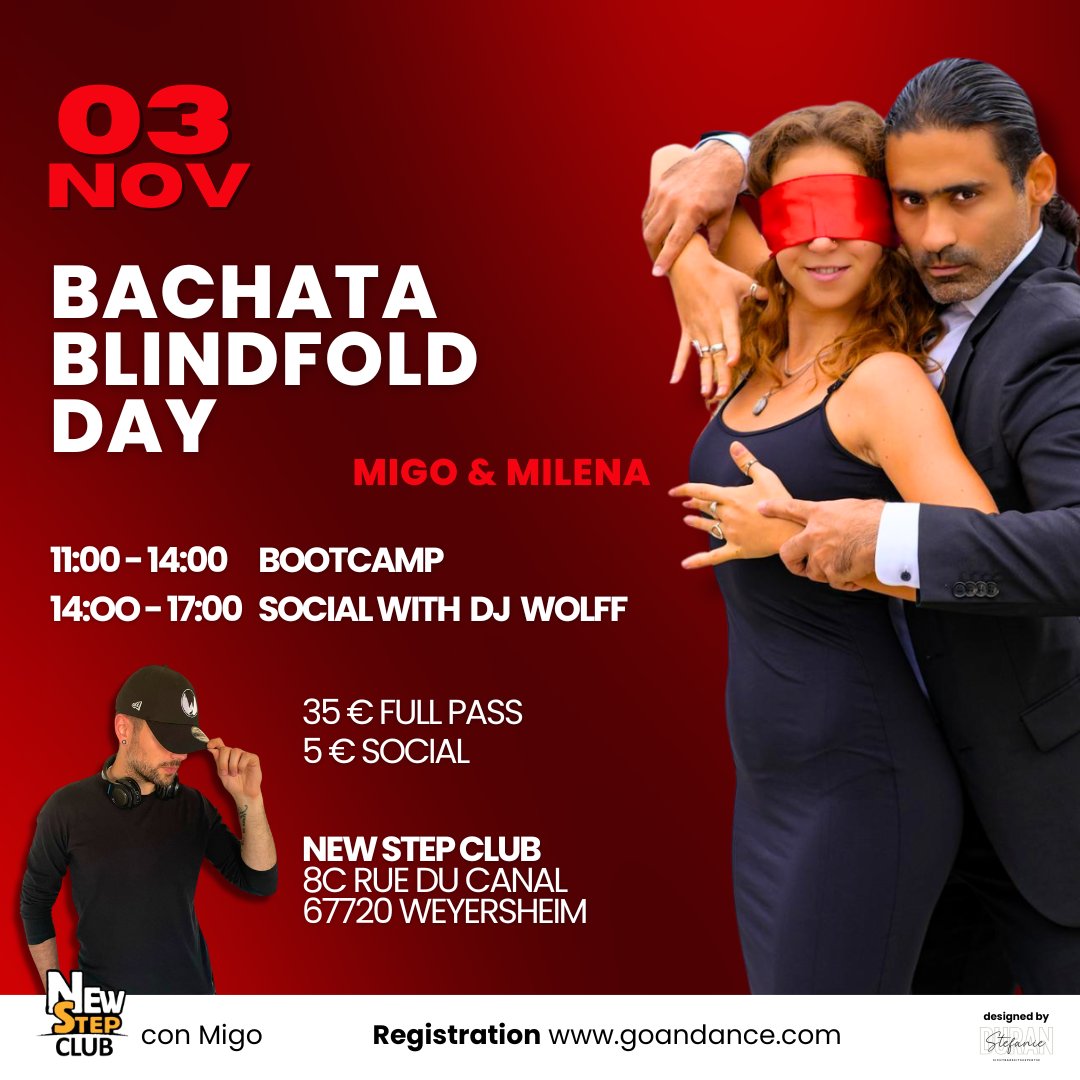 Bachata Blindfold Day with Migo - NewStep Club