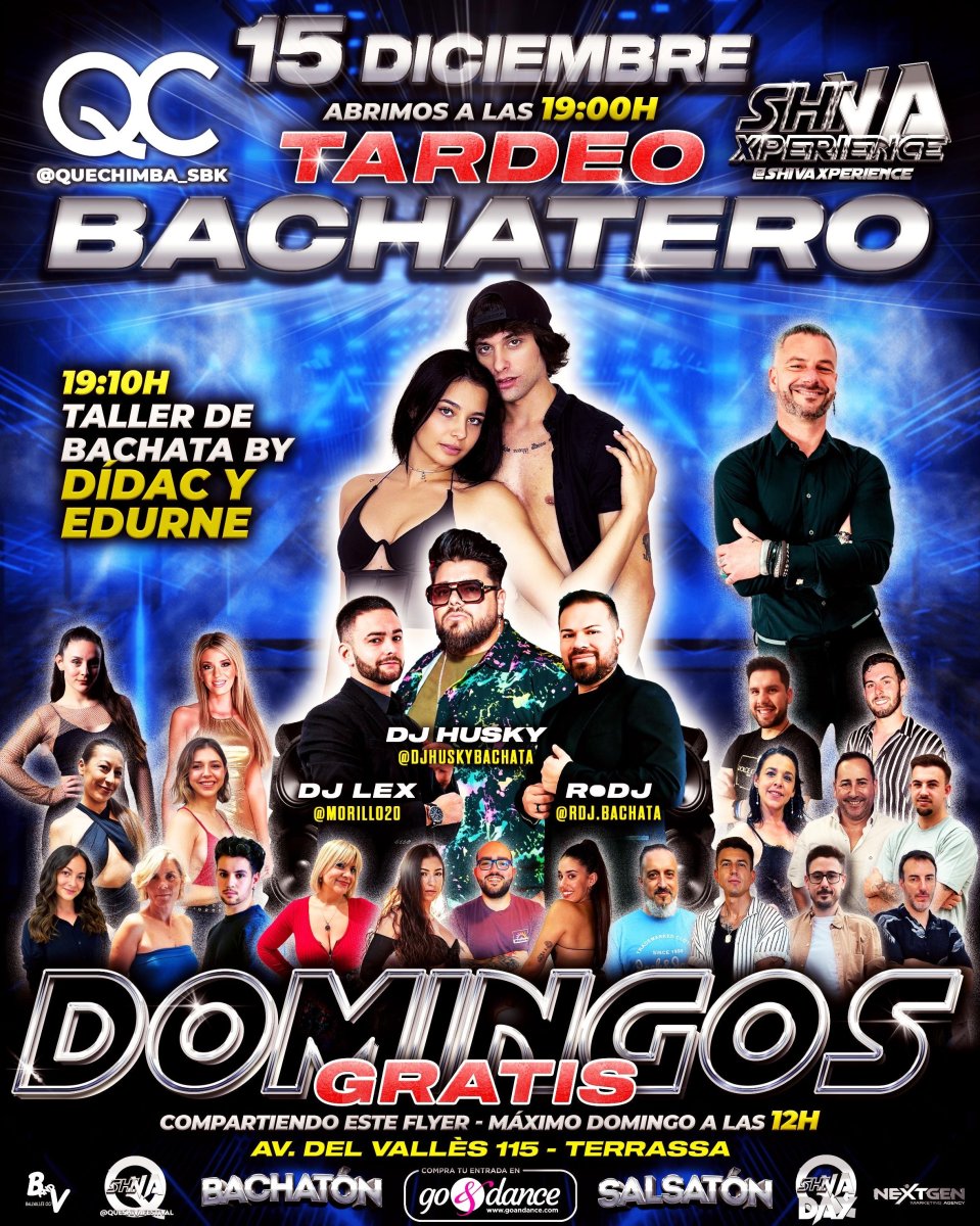 ?? TODOS LOS DOMINGOS TARDEO BACHATERO ??