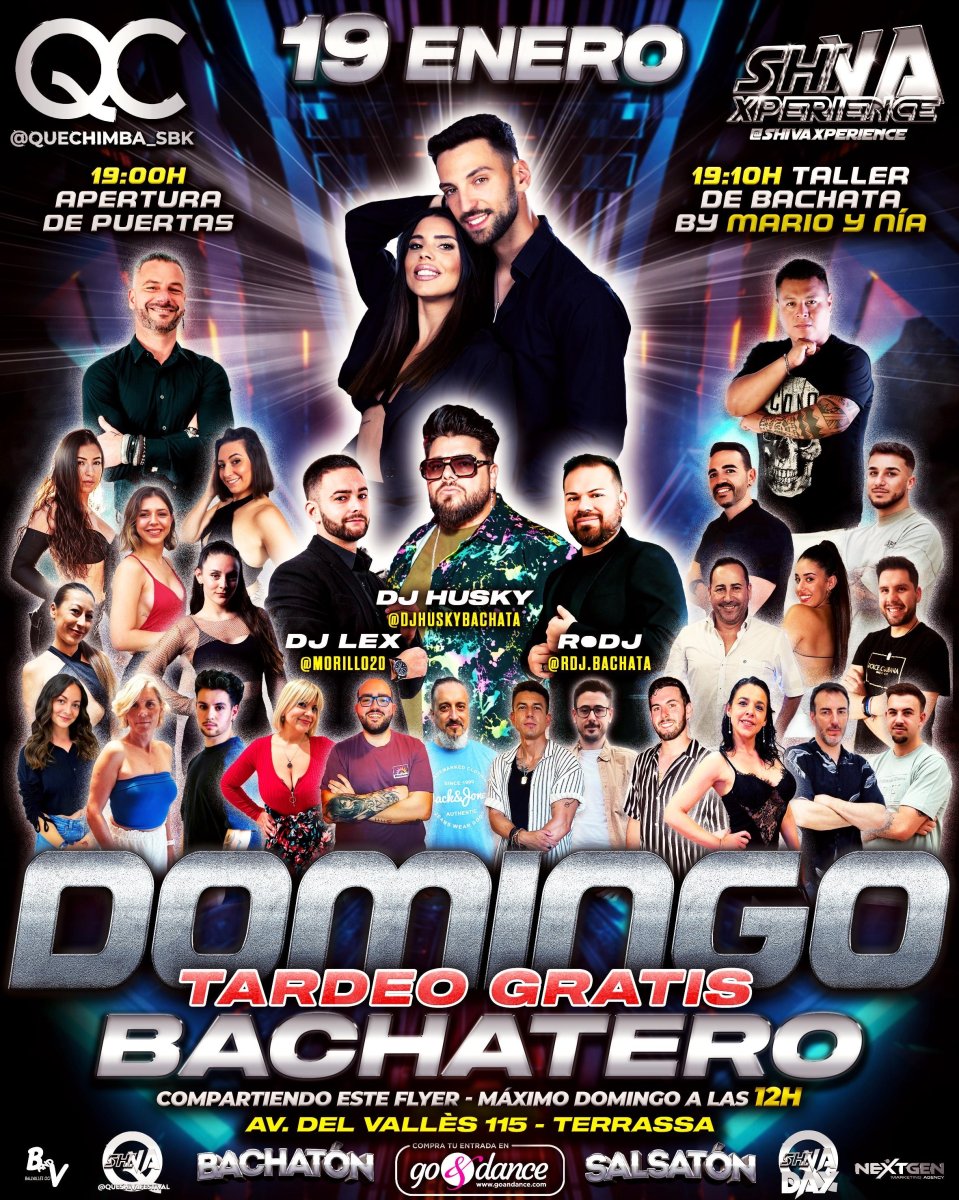 ?? TODOS LOS DOMINGOS TARDEO BACHATERO ??