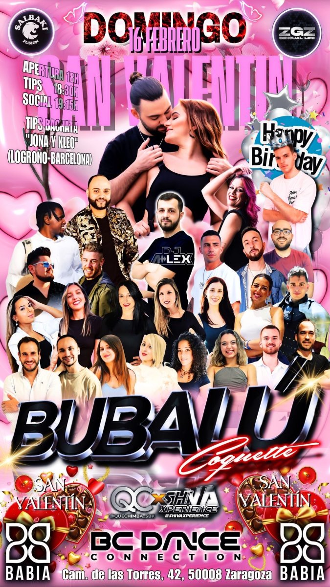 FIESTA BUBALU SAN VALENTÍN EDITION 