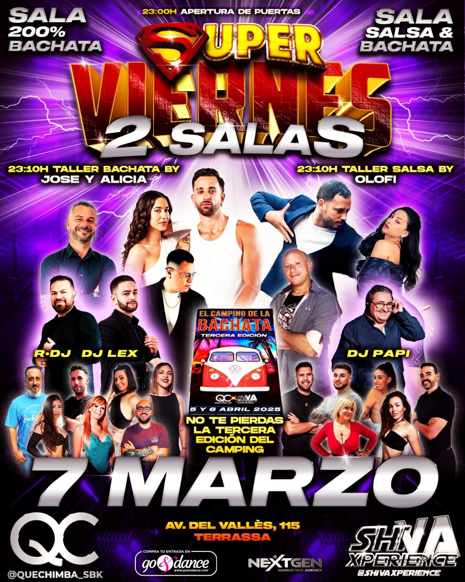 ?? 2 SALAS ?? SUPER VIERNES ?? 7 DE MARZO QC x SHIVA ??