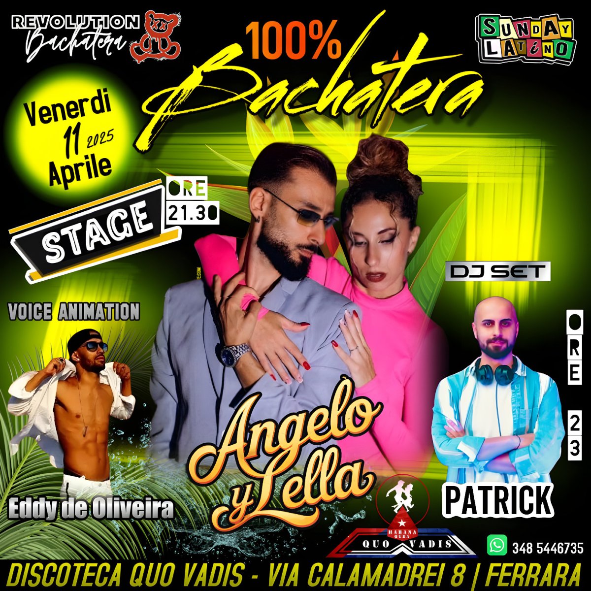 One Night Bachatera Angelo y Lella 