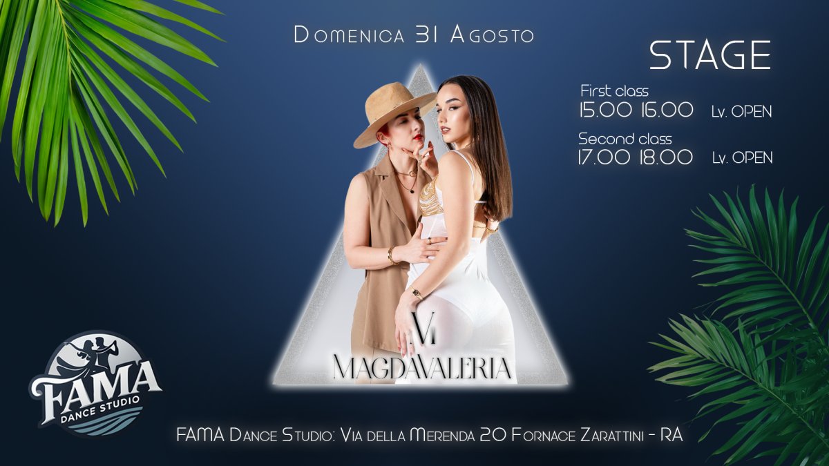 Magda y Valeria STAGE OPEN - RAVENNA