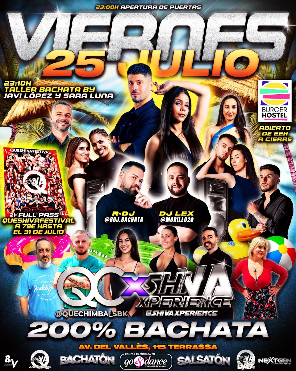 💥💥 TODOS LOS VIERNES TERRAZA QC x SHIVA 💥💥