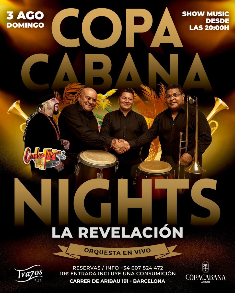 CopaCabana Nights - Tardeo Latino