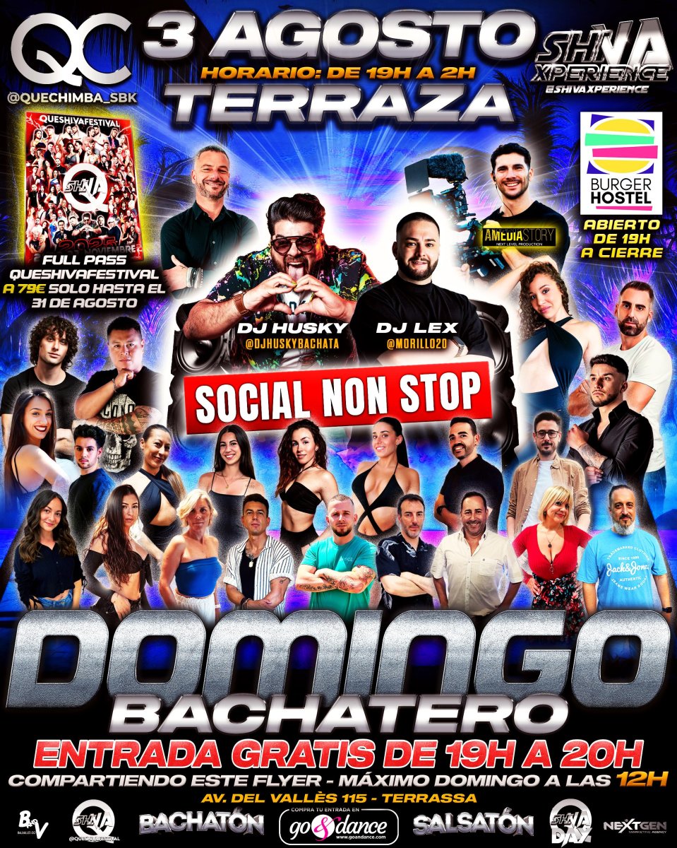 💥💥 TODOS LOS DOMINGOS TERRAZA BACHATERA QC x SHIVA 💥💥