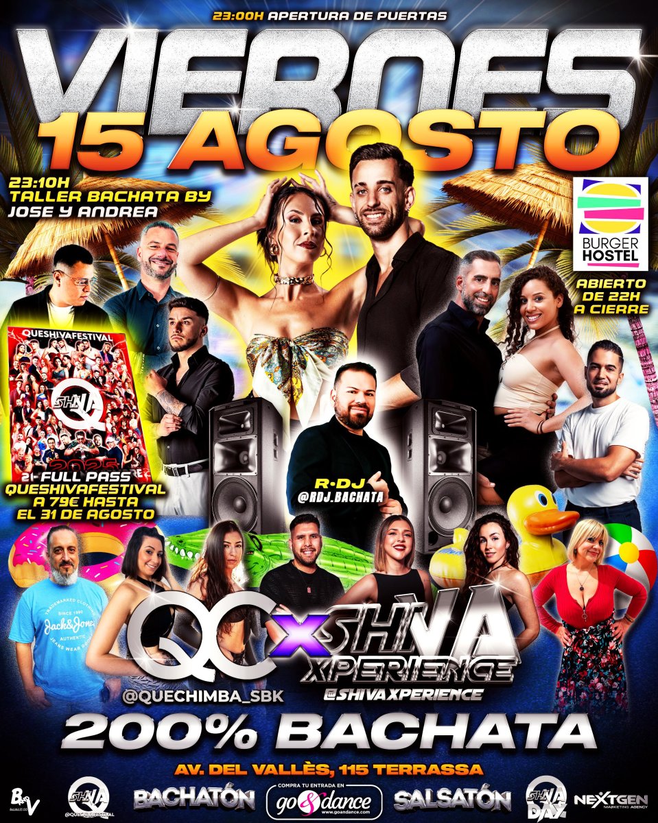 💥💥 TODOS LOS VIERNES TERRAZA QC x SHIVA 💥💥