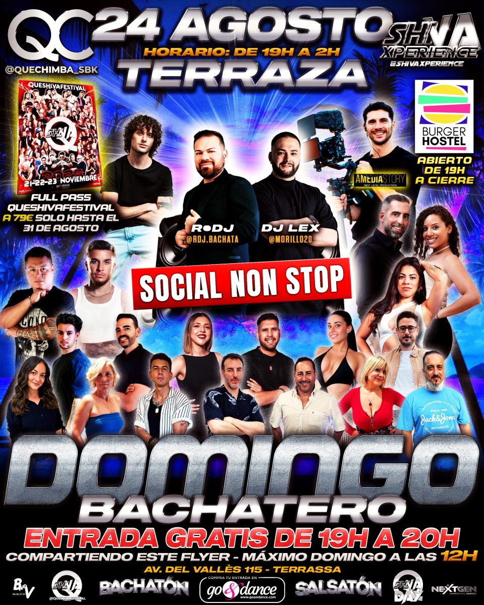 💥💥 TODOS LOS DOMINGOS TERRAZA BACHATERA QC x SHIVA 💥💥