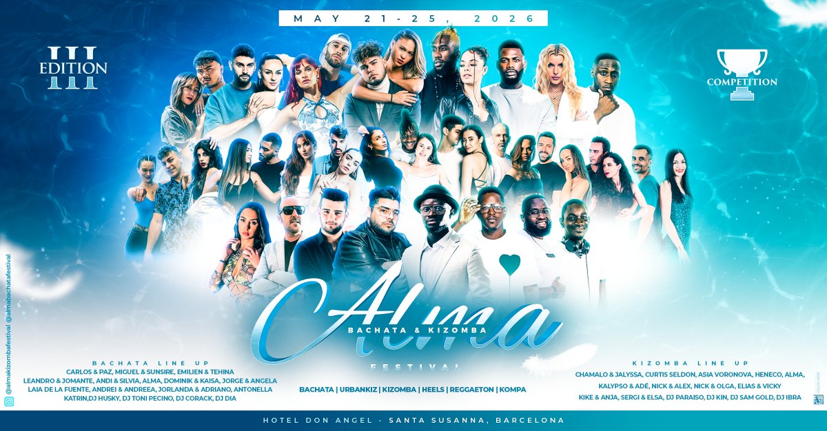 HOTEL - ALMA BACHATA & KIZOMBA FESTIVAL 2026 – III EDITION 