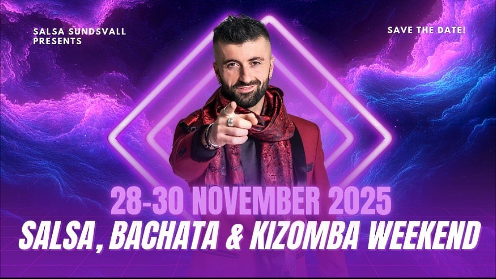 Salsa & Bachata Weekend i Sundsvall• Nov 28-30 2025