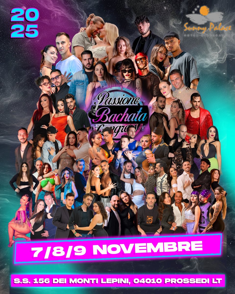 PASSIONE BACHATA CONGRESS 7/8/9 NOVEMBRE