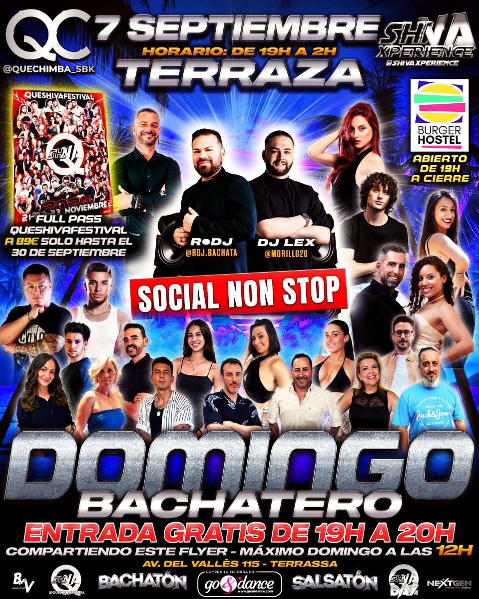 💥💥 TODOS LOS DOMINGOS TERRAZA BACHATERA QC x SHIVA 💥💥