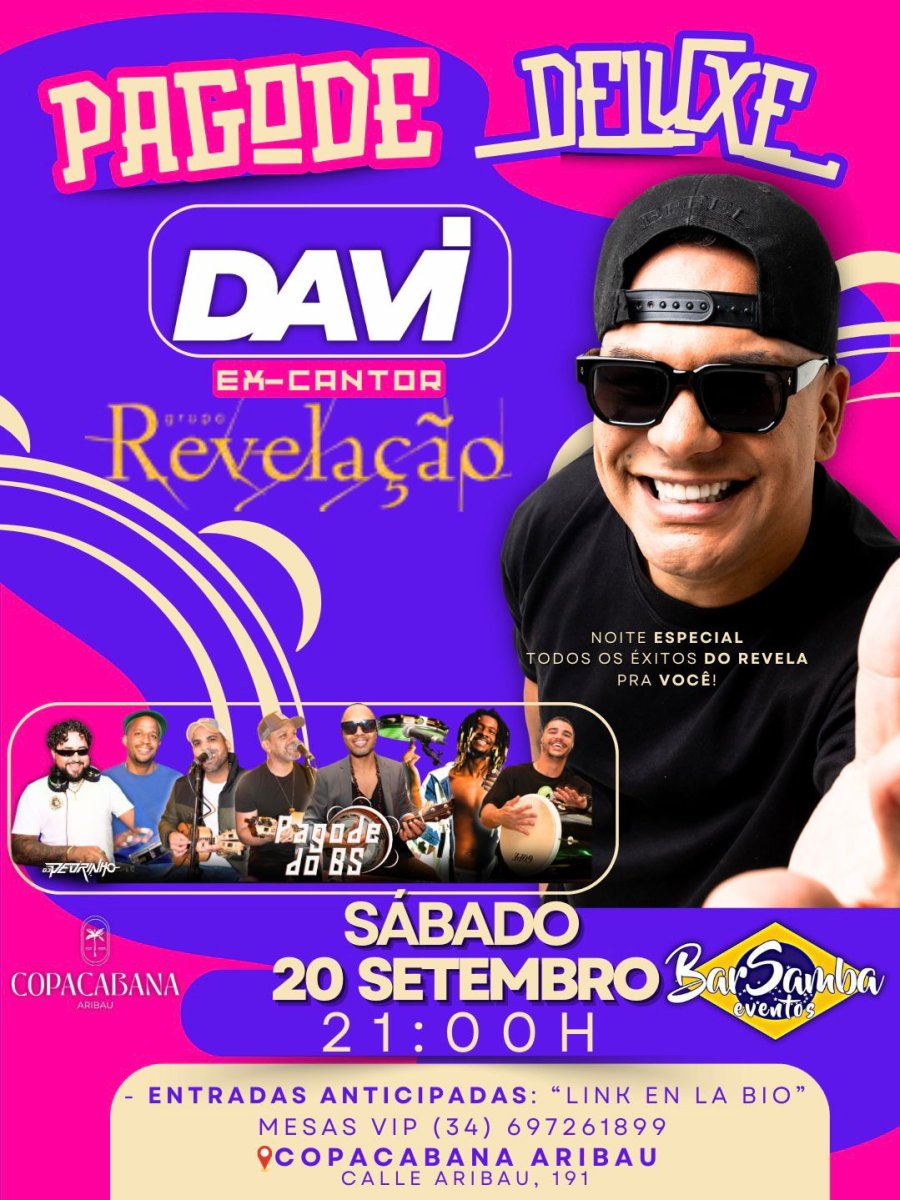 PAGODA DELUXE - DAVI (EX REVELAÇAO) EN CONCIERTO BCN