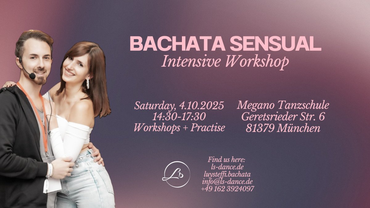 Bachata Sensual Intensive Workshop October - Learn how to Dance as One