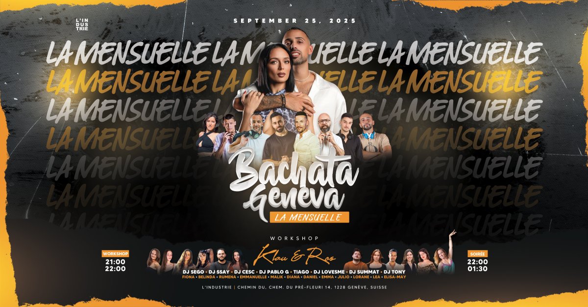 Bachata Geneva - La Mensuelle September