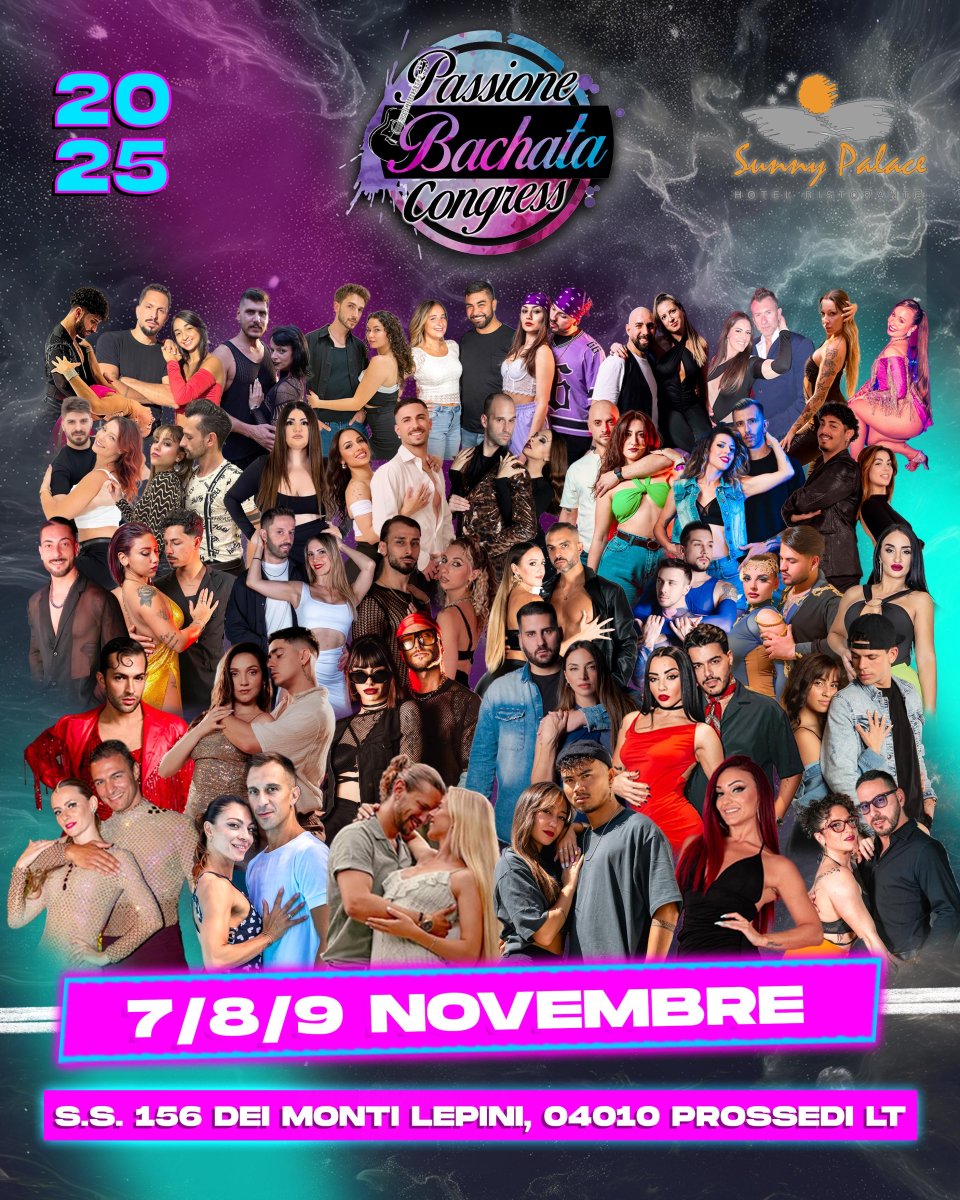 PASSIONE BACHATA CONGRESS 7/8/9 NOVEMBRE