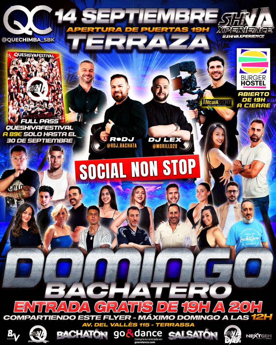 💥💥 TODOS LOS DOMINGOS TERRAZA BACHATERA QC x SHIVA 💥💥