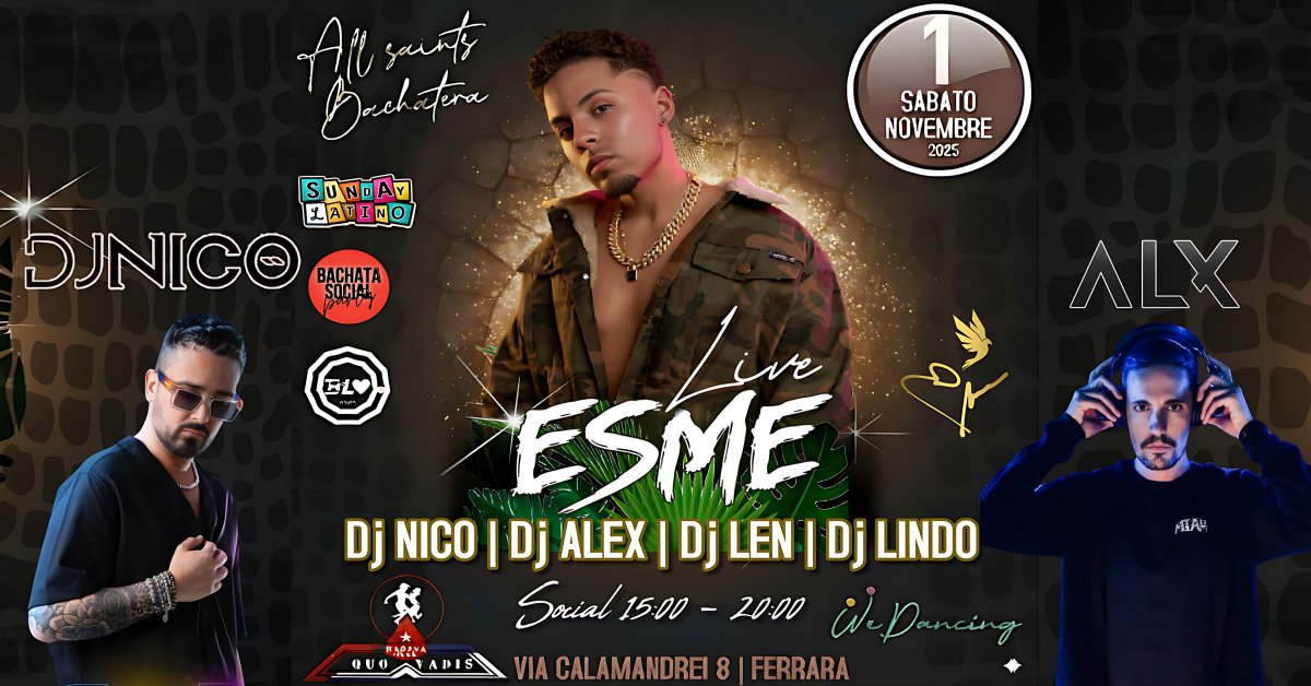 ALL SAINTS BACHATERA | ESME LIVE 