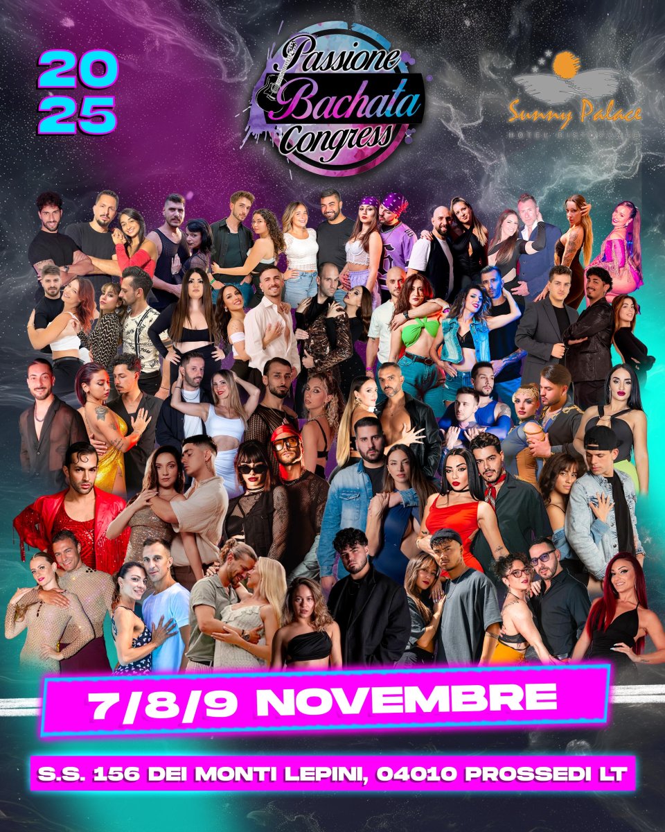 PASSIONE BACHATA CONGRESS 7/8/9 NOVEMBRE